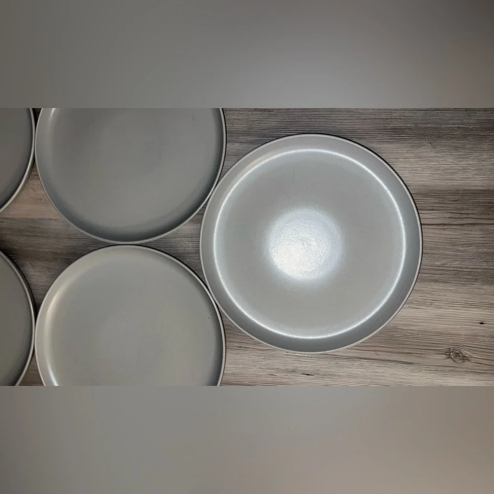 West Elm Dinner Plate Set Of 4 Charleston Bluish Gray